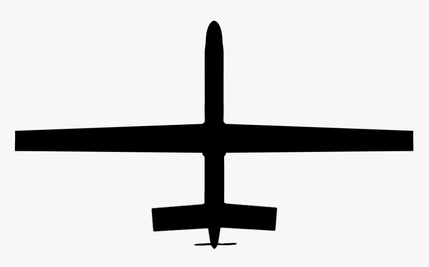 Shahed 129 Silhouette - Shahed 129, HD Png Download