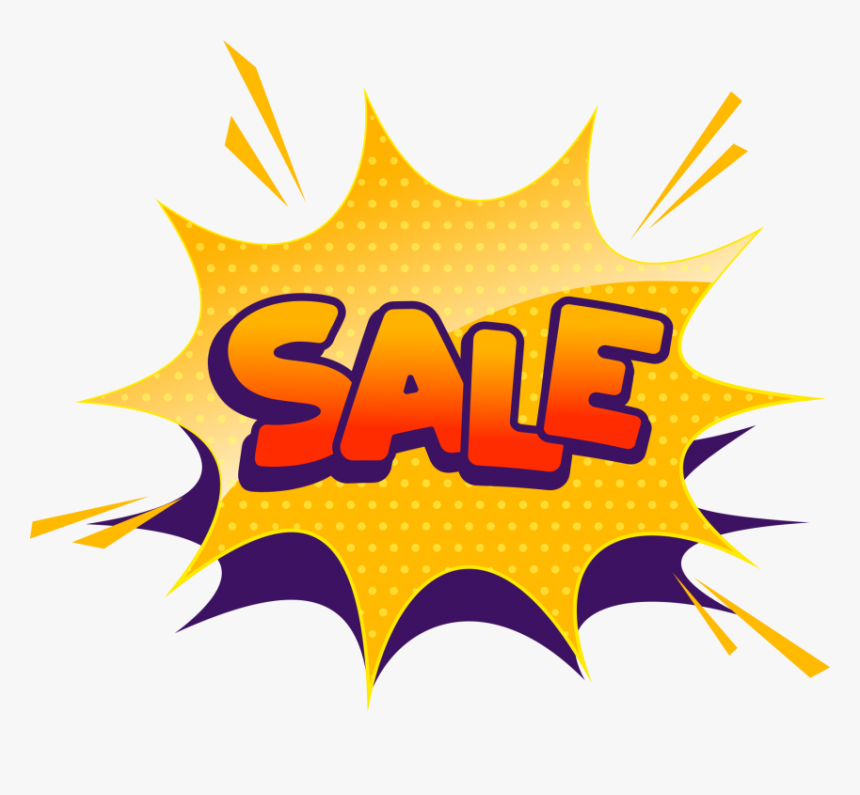 Sale Comic Png, Transparent Png