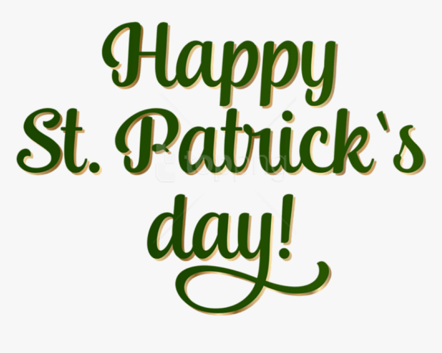 Download Happy Saint - Happy St Patricks Day Clip Art, HD Png Download