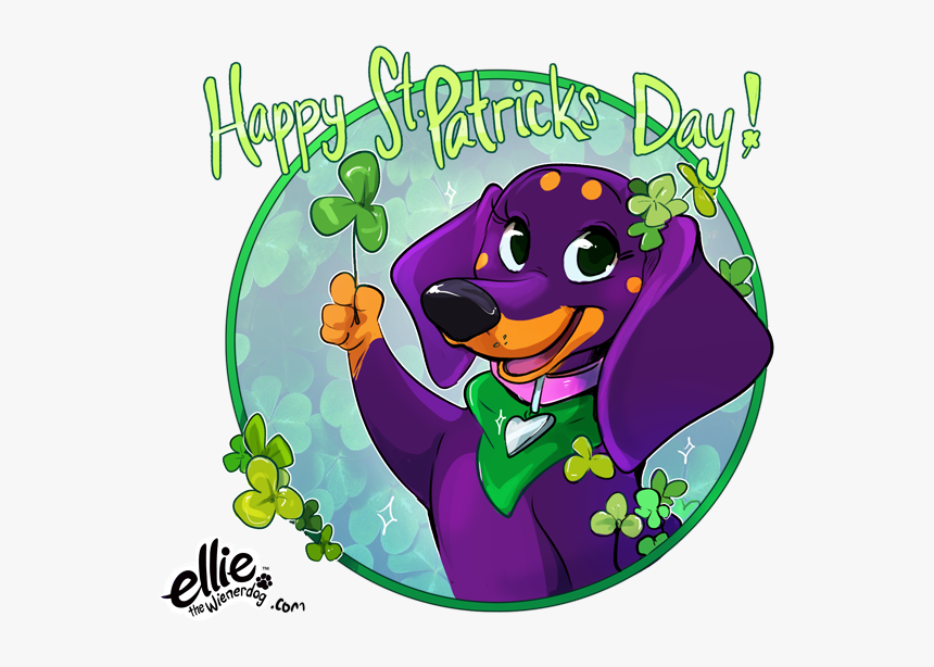 Clipart Dog St Patrick Day - Cartoon, HD Png Download