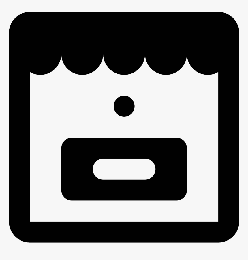 Hanging Sign In Window Icon , Png Download - Circle, Transparent Png