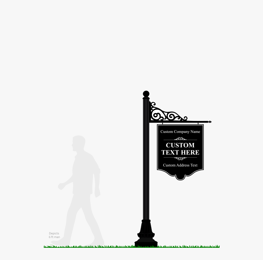 Aluminum Hanging Sign Wide - Billboard, HD Png Download