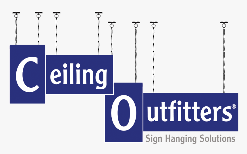 Ceiling Hanging Sign Kits , Png Download - Graphic Design, Transparent Png