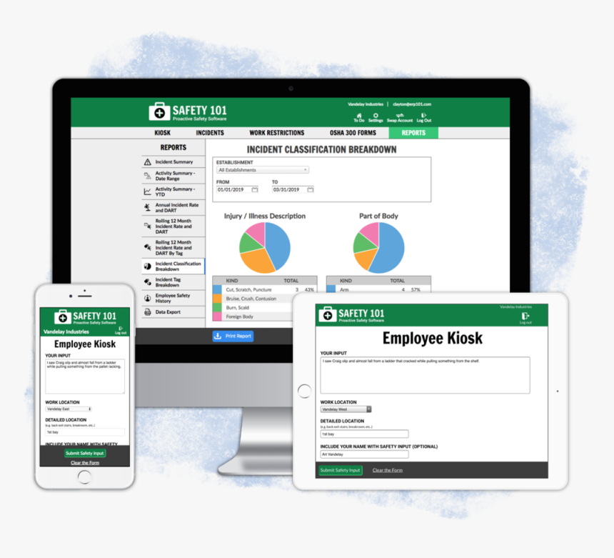 Hero With Updated Reports Dashboard As Of 4 24 Smaller - Landing Assistenza Caldaie, HD Png Download