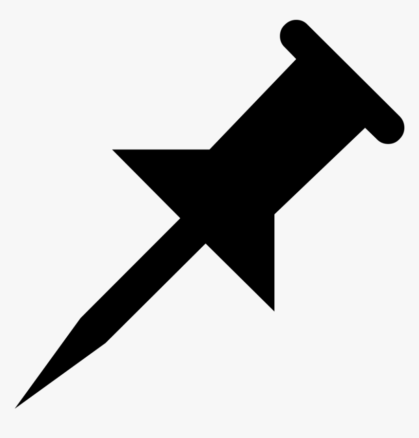 Pushpin - Airplane, HD Png Download