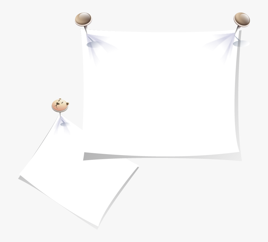 #ftestickers #paper #papers #pushpin #3deffect - Paper, HD Png Download