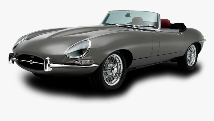 Grey E Type Jaguar - Jaguar Most Beautiful Car, HD Png Download
