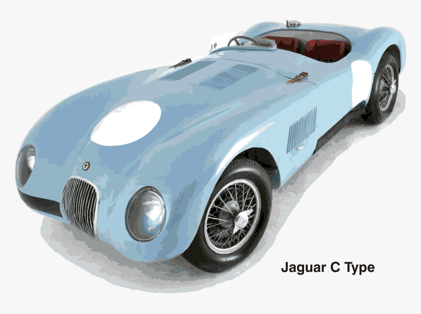 Jaguar C Type, Year 1951 Clip Arts - Jaguar C Type Png, Transparent Png