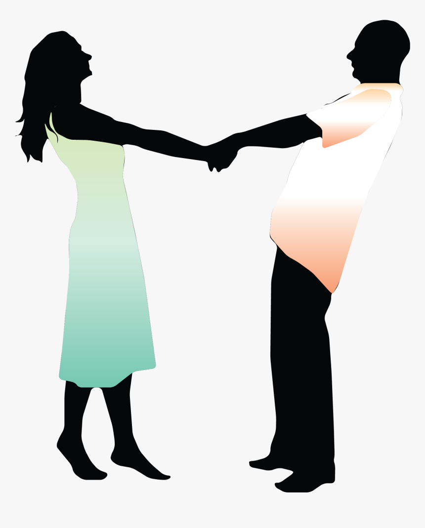 Couple Silhouette, HD Png Download