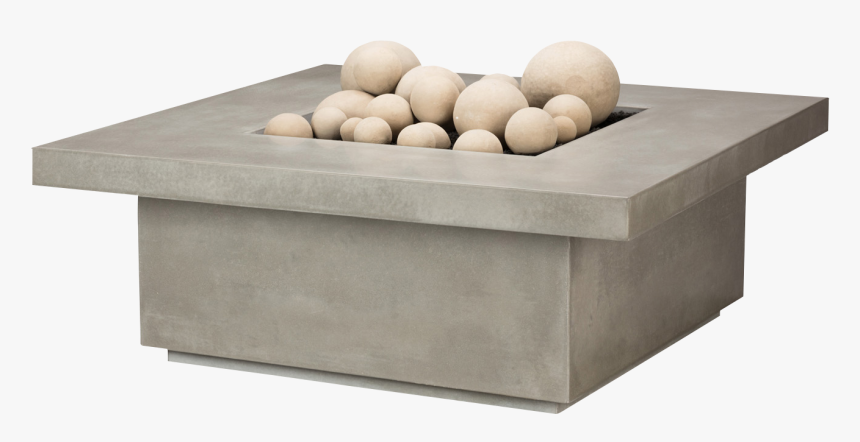 Capped Quadra Fire Pit Table - Coffee Table, HD Png Download