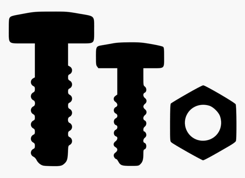 Nuts Clipart Screw - Nut Bolt Icon Png, Transparent Png