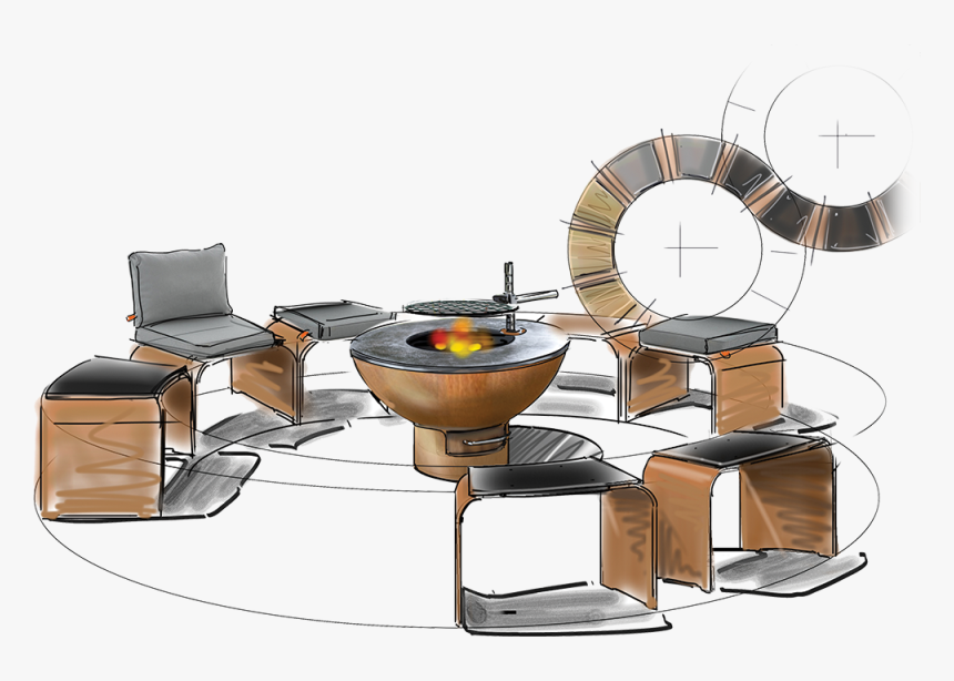 Transparent Bbq Pit Clipart - End Table, HD Png Download
