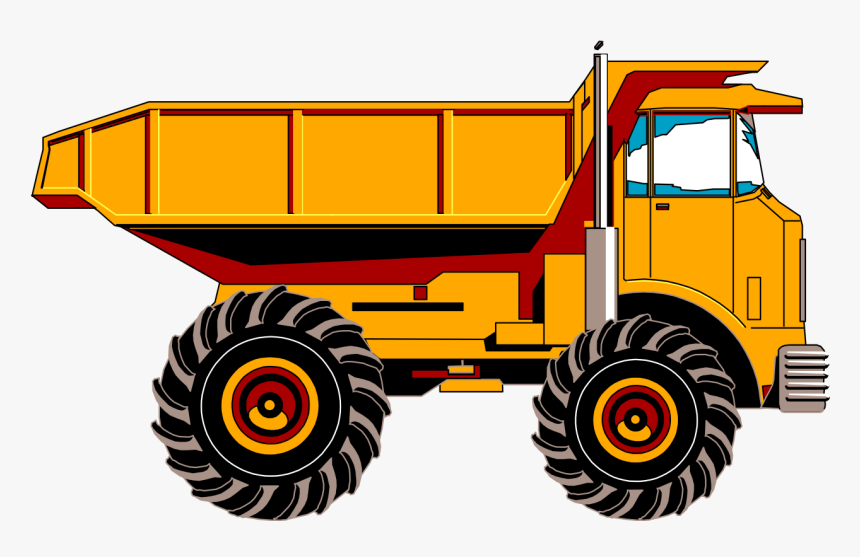 Car Dump Truck Pickup Truck Garbage Truck - Construction Dump Truck Clipart, HD Png Download