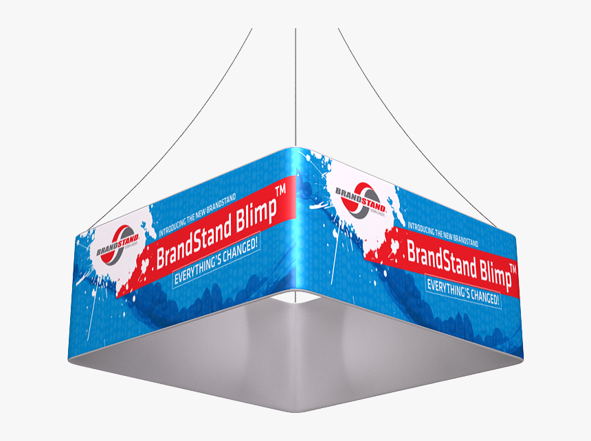 8ft X 36in Blimp Quad Hanging Tension Fabric Banner - Banner, HD Png Download