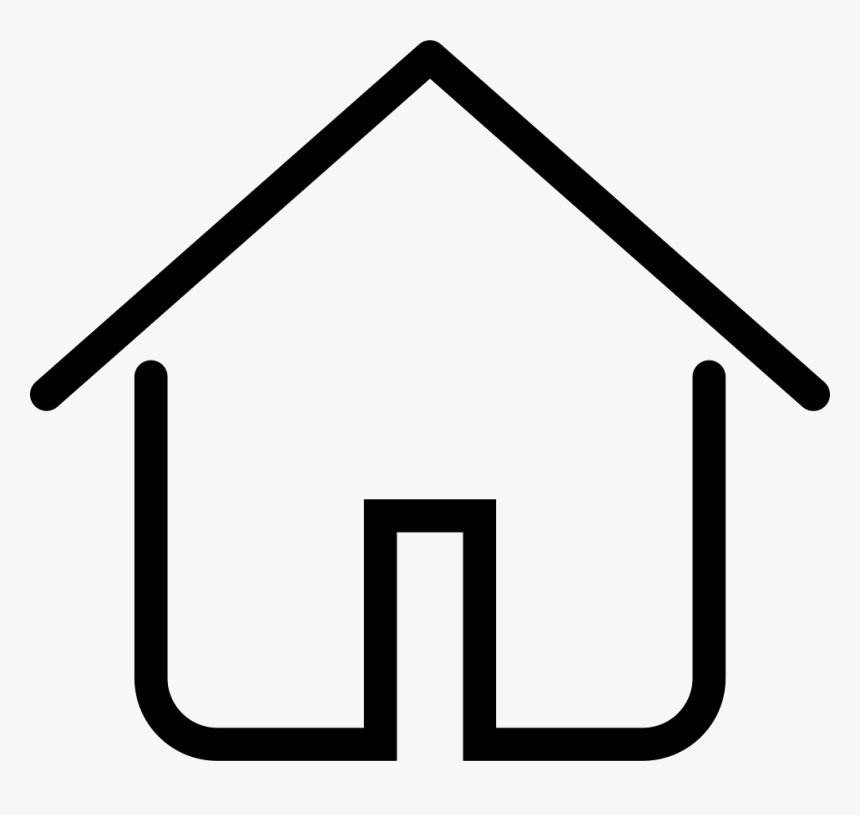 Home Not Lit - House Png Black And White, Transparent Png