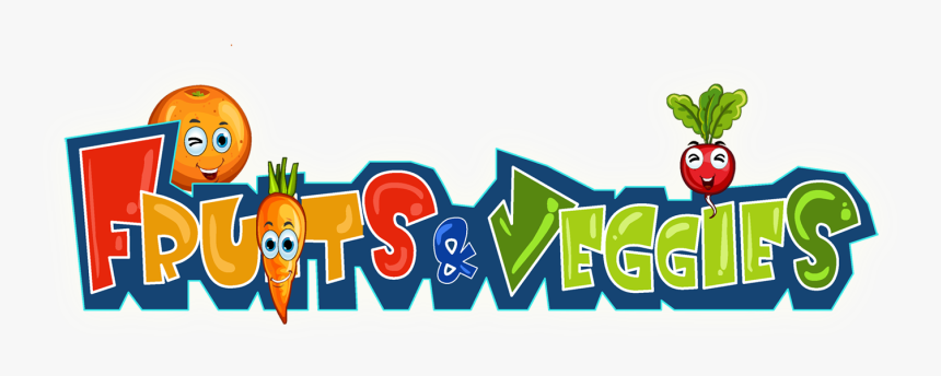 Let S Make Little Ones Love Fruits Vegetables - Fruits And Vegetables Font, HD Png Download