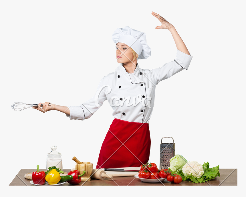 Transparent Female Chef Png - Chefs With White Background, Png Download