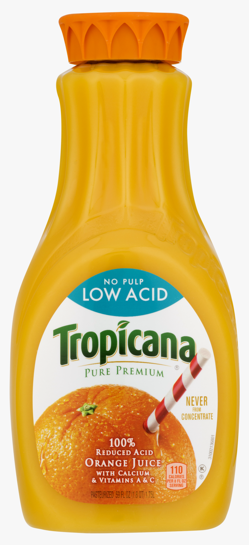 Clip Art Tropicana Pure Premium No - Tropicana Orange Juice Low Acid, HD Png Download