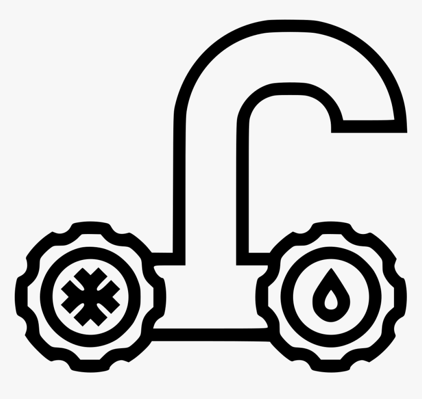 Hot And Cold Water Taps - Cold Water Tap Png, Transparent Png