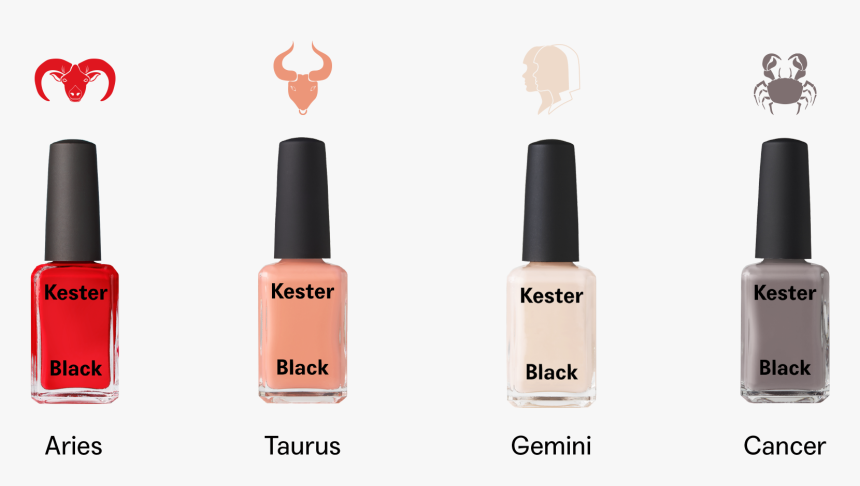 Zodiac Nail Colours - Nail Polish, HD Png Download