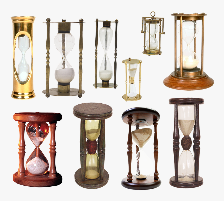 Hourglass, Time, Sand, Clock, Flask, Glass - Hour Glass, HD Png Download