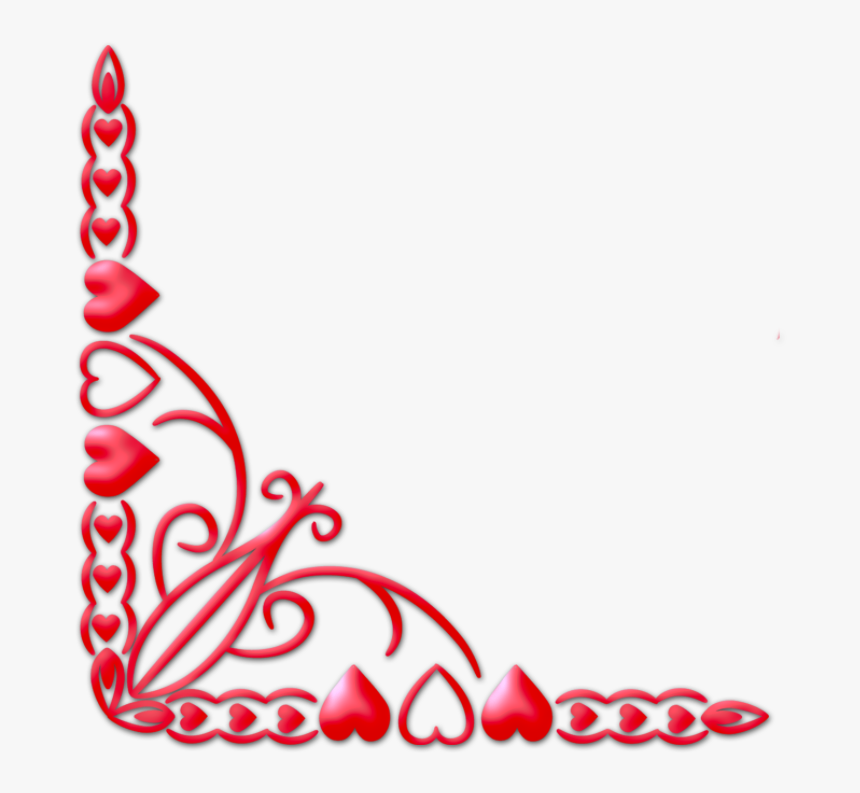 Transparent Corner Ornament Png - Love Corner Png, Png Download