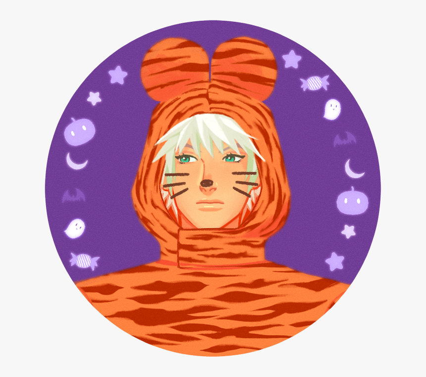 Shrugs And Draws Riku In The Same Tiger Costume I Ve - Illustration, HD Png Download