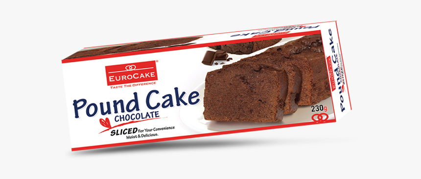 Eurocake Sliced Pound Cake Chocolate - Euro Cake Leon Snack Cake, HD Png Download