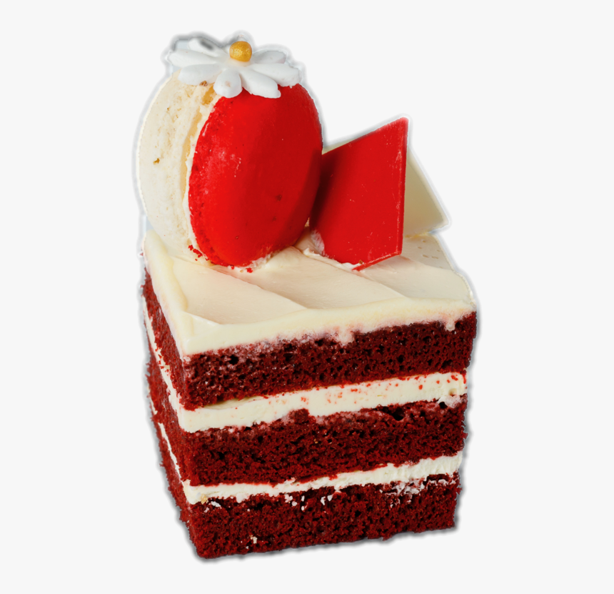 Transparent Cake Slice Png - Red Velvet Cake Png, Png Download