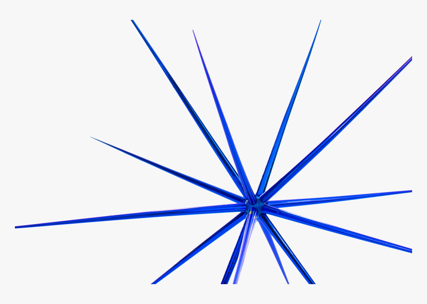 Starburst Christmas Ornaments Hanging Star Decoration - Illustration, HD Png Download