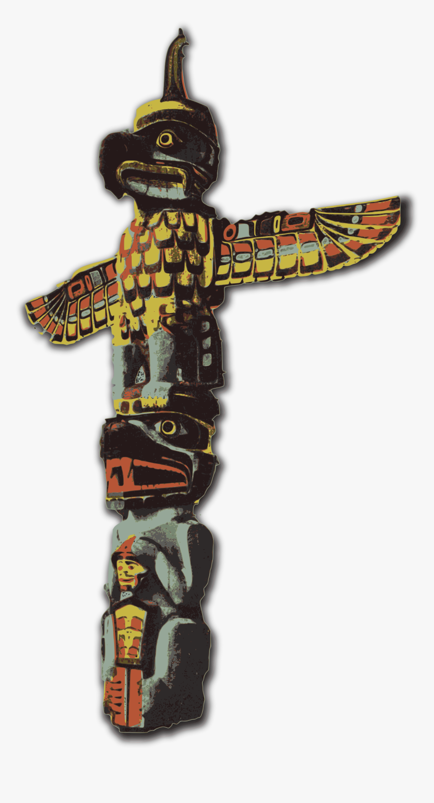 Totem Pole Png, Transparent Png