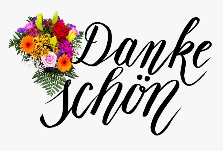 Thanks, Thank You, Bouquet, Love, Romantic, Florist - 감사 합니다 무료 이미지, HD Png Download