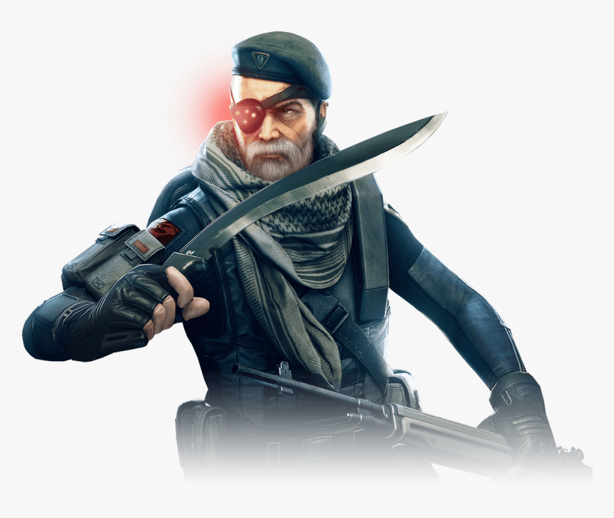 Mercs Red Eye - Dirty Bomb Red Eye, HD Png Download