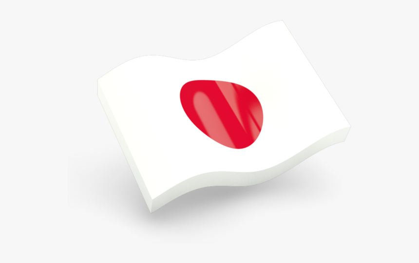 Glossy Wave Icon - Glossy Japan Wave Flag Png, Transparent Png