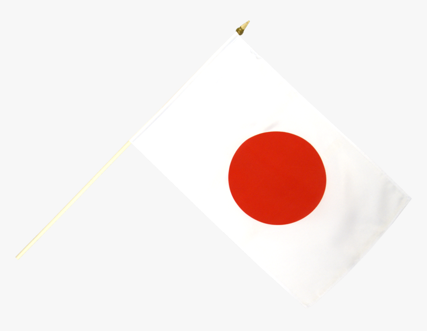 Japan Hand Waving Flag - Bandiera Giappone Con Asta, HD Png Download