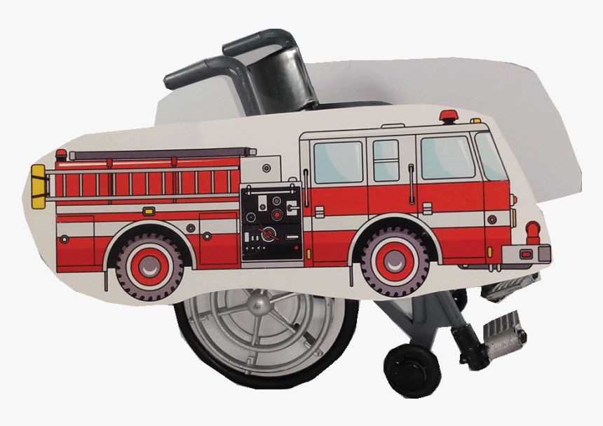 Firetruck Costume For Wheelchair, HD Png Download