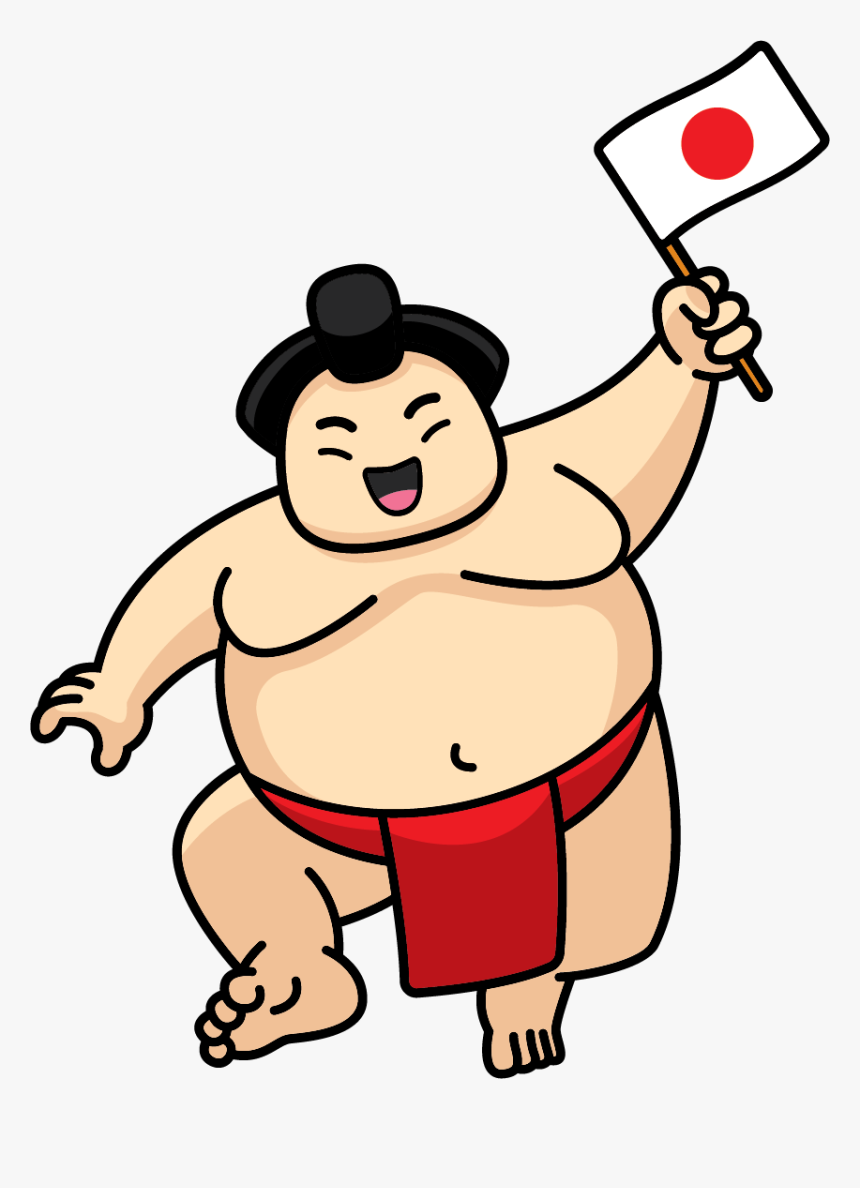 Image Cartoon Cute Sumo Wrestler Hd Png Download Transparent Png Image Pngitem