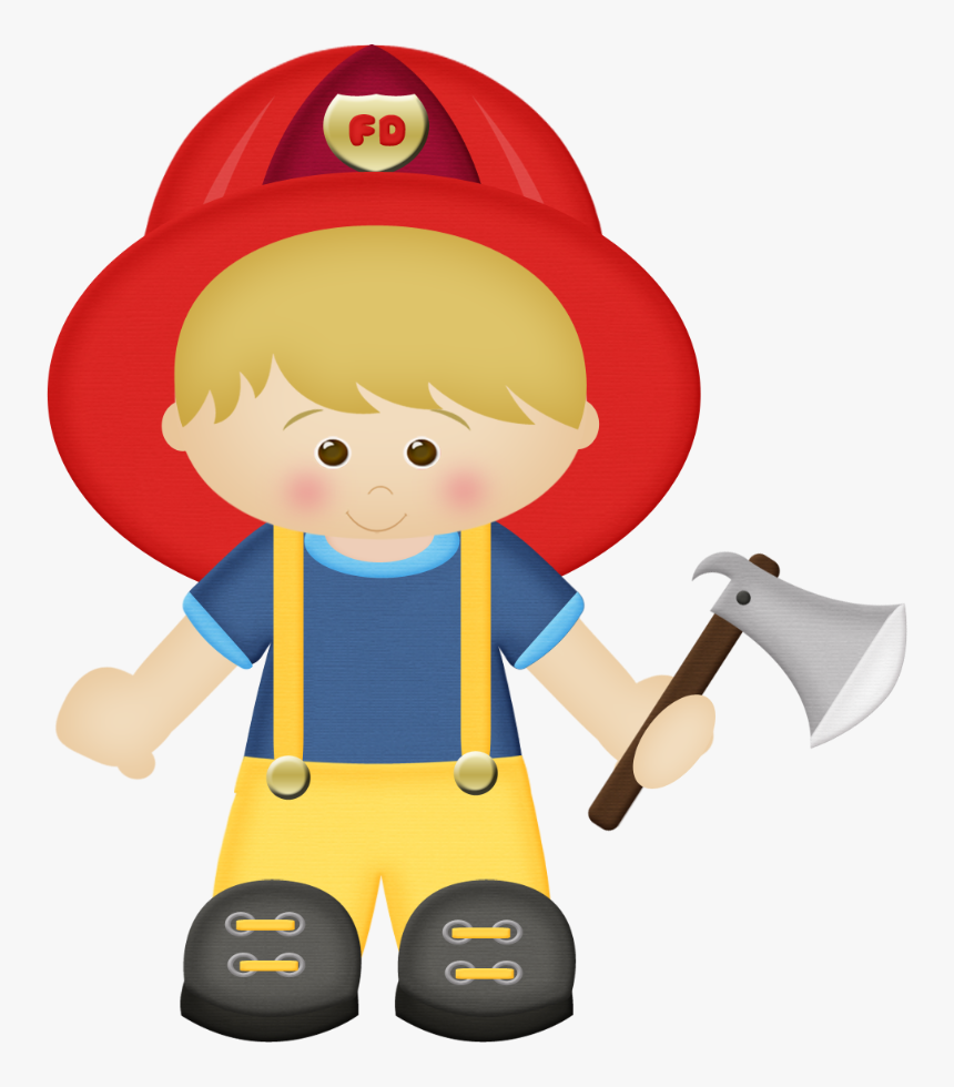 Transparent Firetruck Png - Firefighter Minus Clipart, Png Download