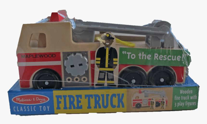 Customized Maplewood Fire Truck - Melissa And Doug Fire Truck, HD Png Download