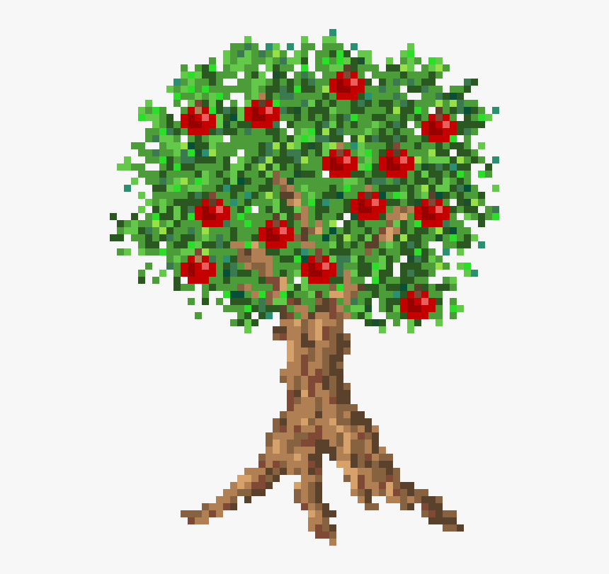 Apple Tree Pixel Transparent, HD Png Download