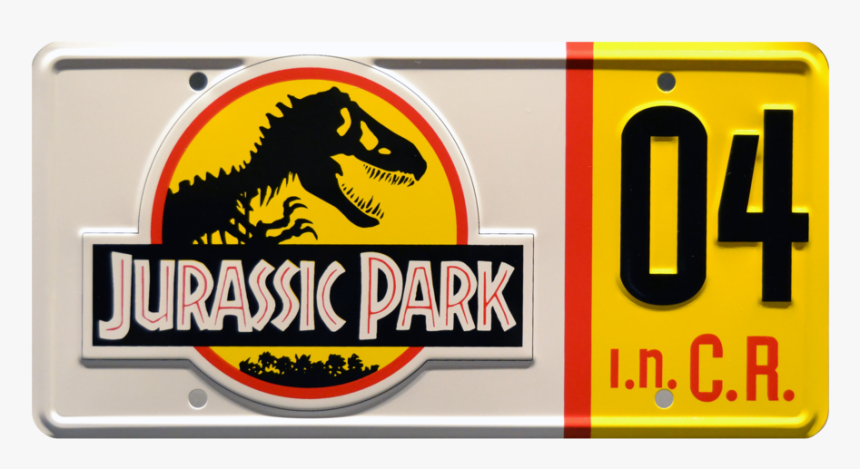 Ford Explorer License Plate Jurassic Park, HD Png Download
