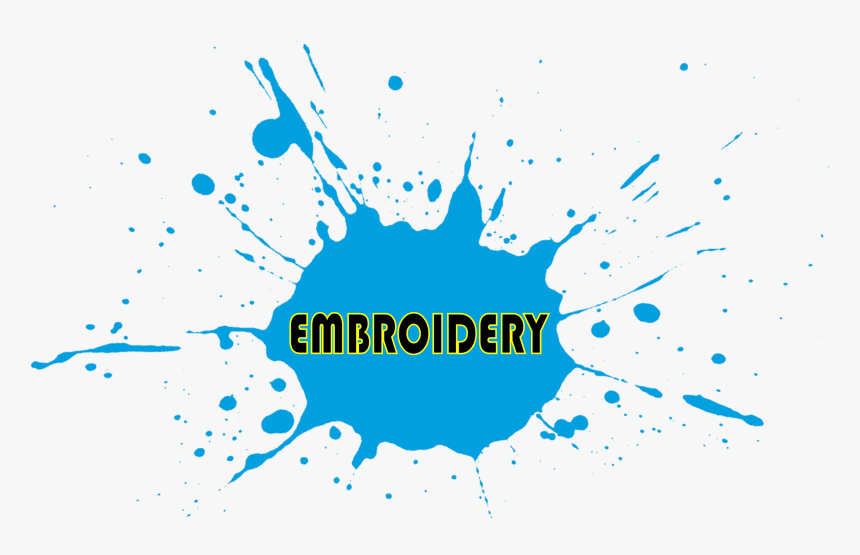 Jean-re Embroidery & Silkscreening Also Offers Advertising - Red Paint Splatter Vector, HD Png Download