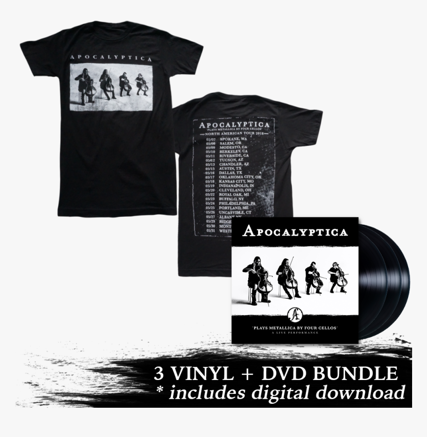 Apocalyptica Plays Metallica Tour Shirt, HD Png Download