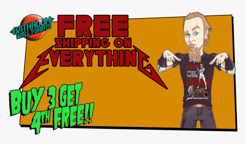 Metallica T-shirts - Shirt, HD Png Download
