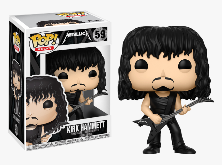 Kirk Hammett Funko Pop, HD Png Download
