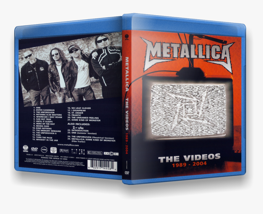 Metallica The Videos 1989 2004 Dvd, HD Png Download