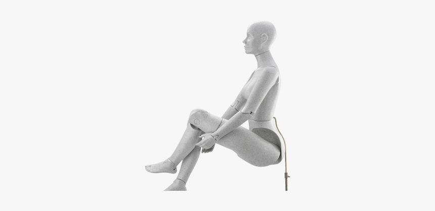 Mannequins Sitting Transparent, HD Png Download
