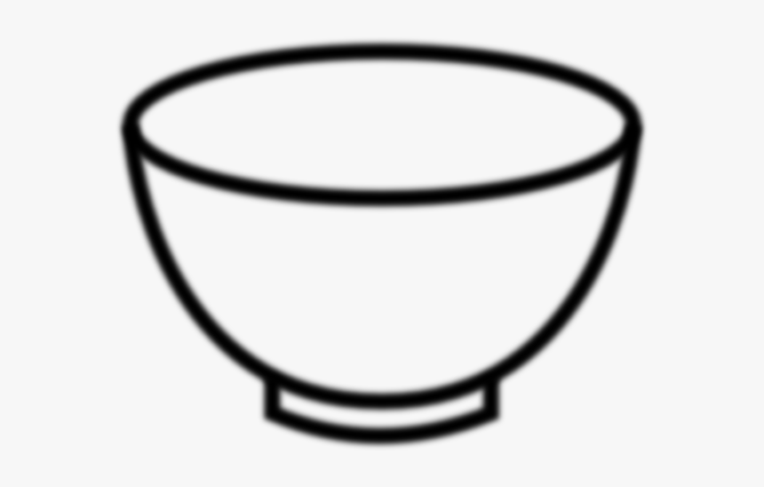 Bowl Clipart Black And White, HD Png Download