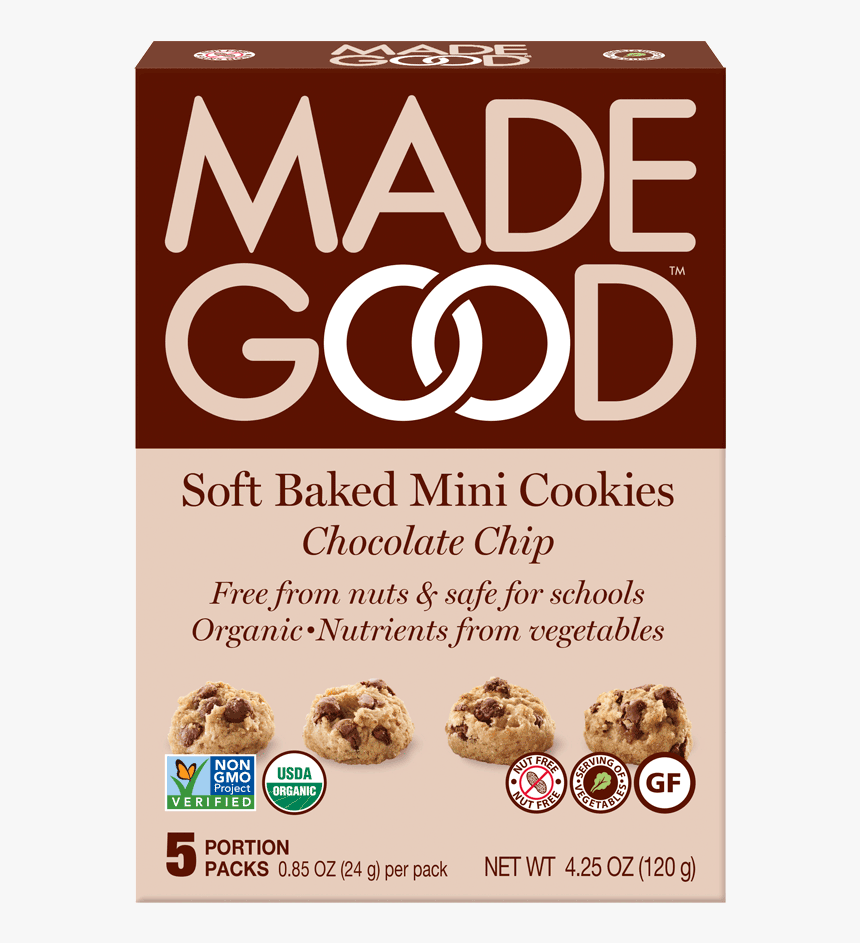 Mgus Cookies Chocchip - Non-gmo Project, HD Png Download