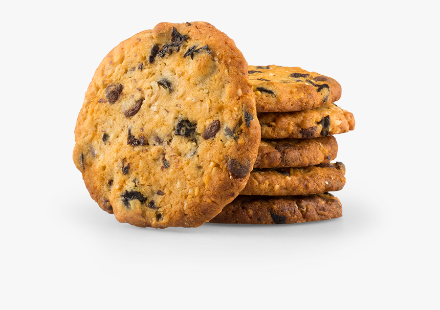 Crunchy Oat Cookie - Chocolate Chip Cookie, HD Png Download